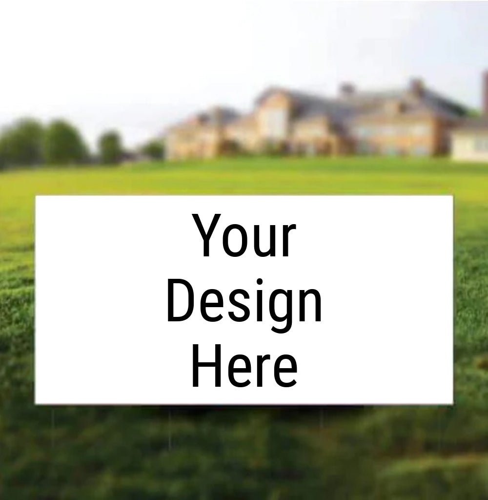 4'x8' Custom Political Road Sign