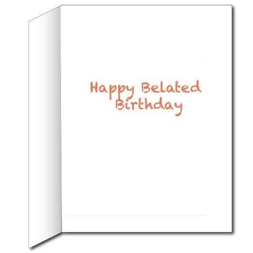 3' Stock Design Giant Belated Birthday Card - Owl Post Wizarding World