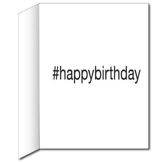 3' Stock Design Giant Birthday Card - Birthdays in the 21st Century