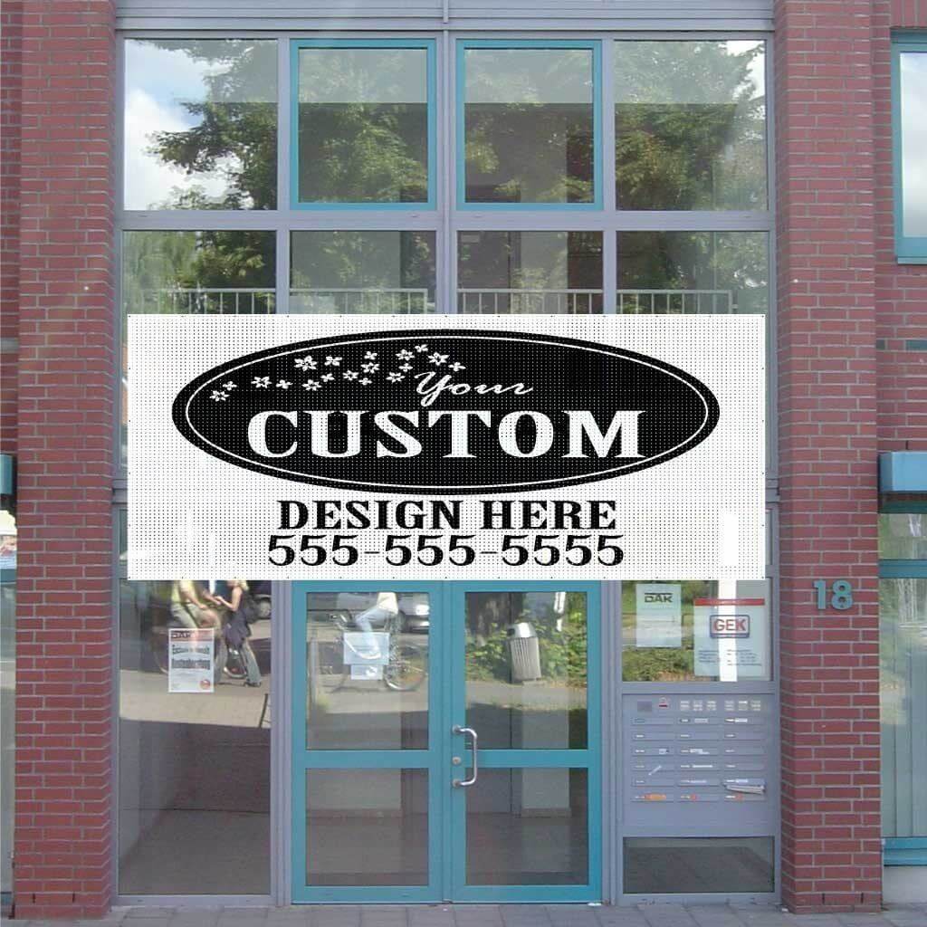 Custom 5'x12' Mesh Vinyl Banner