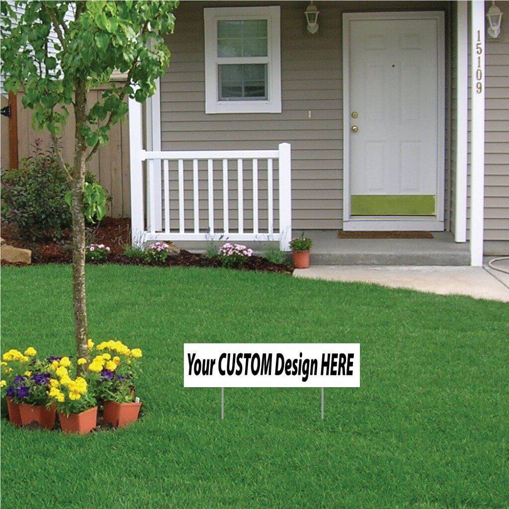6"x24" Corrugated Plastic Yard Sign