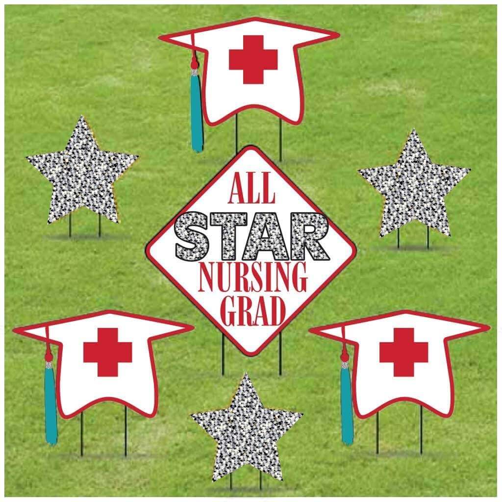 All Star Nursing Grad Yard Card | VictoryStore VictoryStore.com All Star Nursing Grad Yard Card | VictoryStore VictoryStore.com
