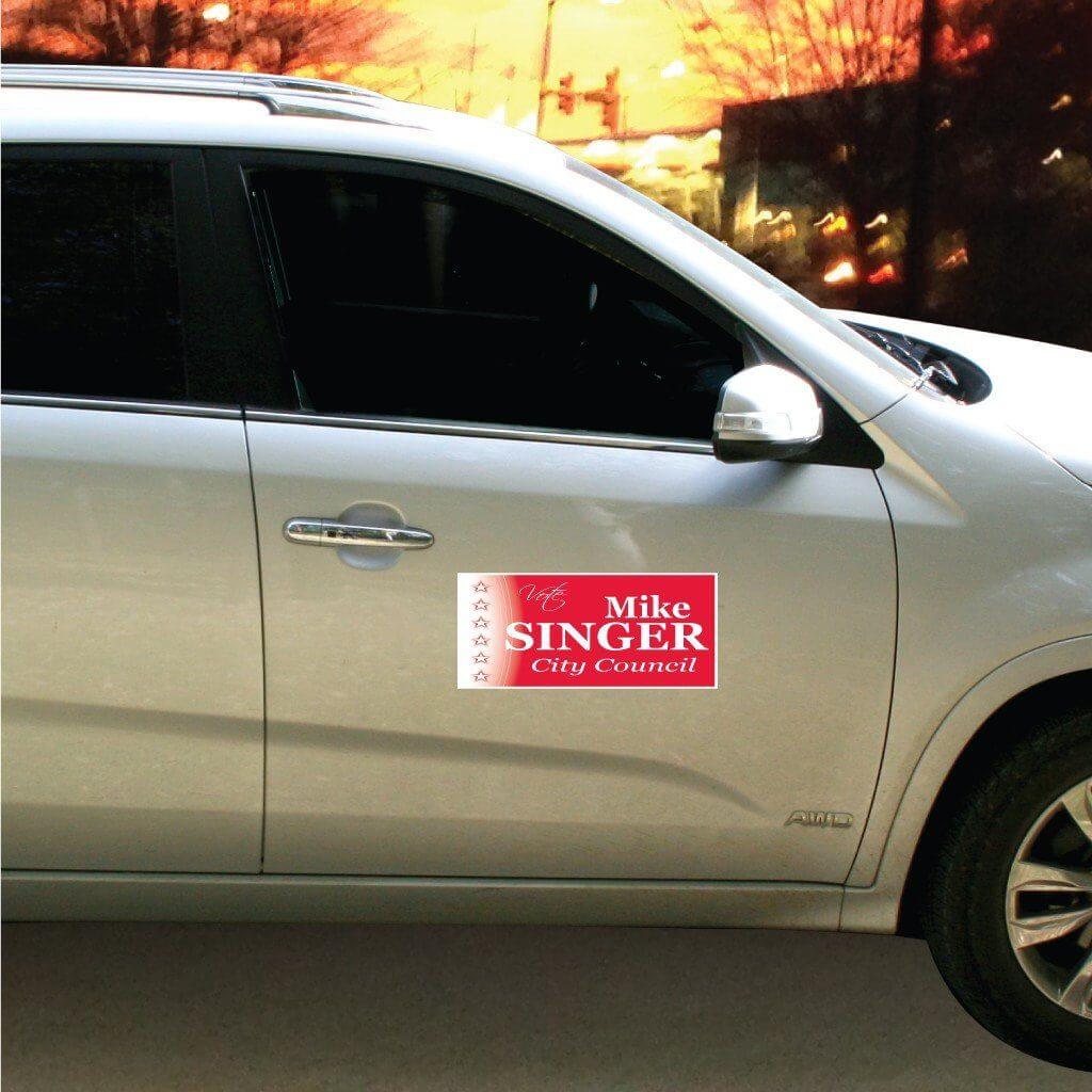 Car Door Magnet (Pair) 8"x18"