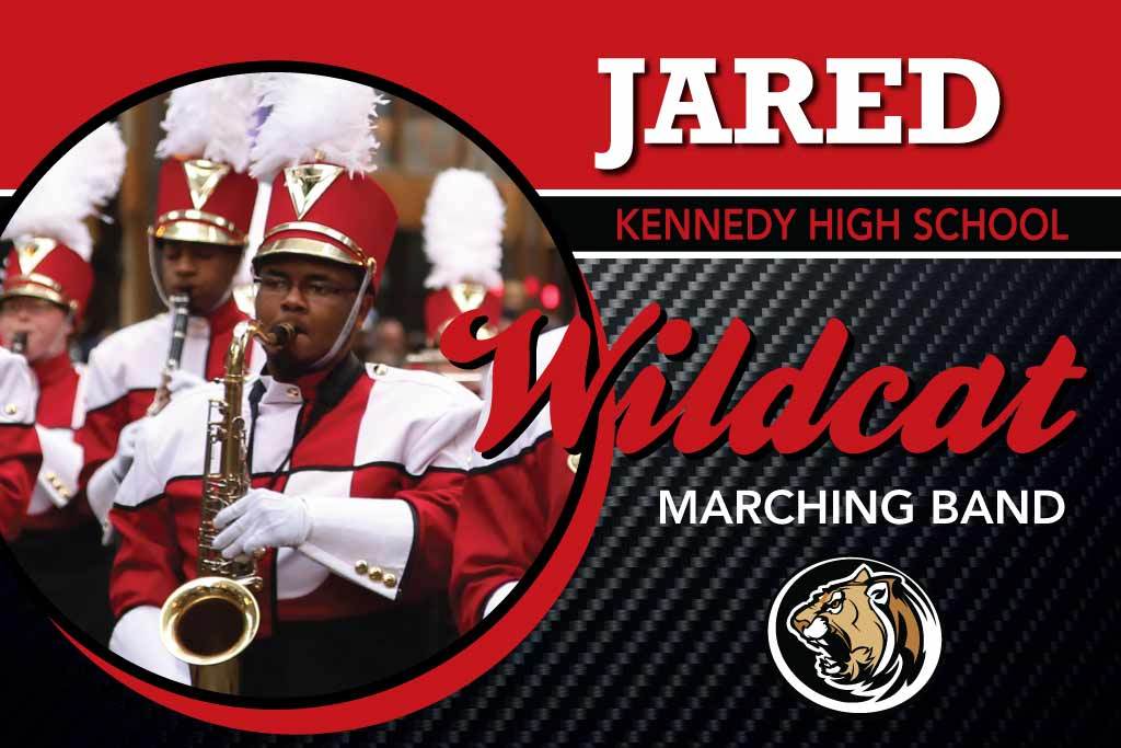 Marching Band Photo Locker Magnets