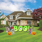 BOO Halloween Characters Yard Card Decoration