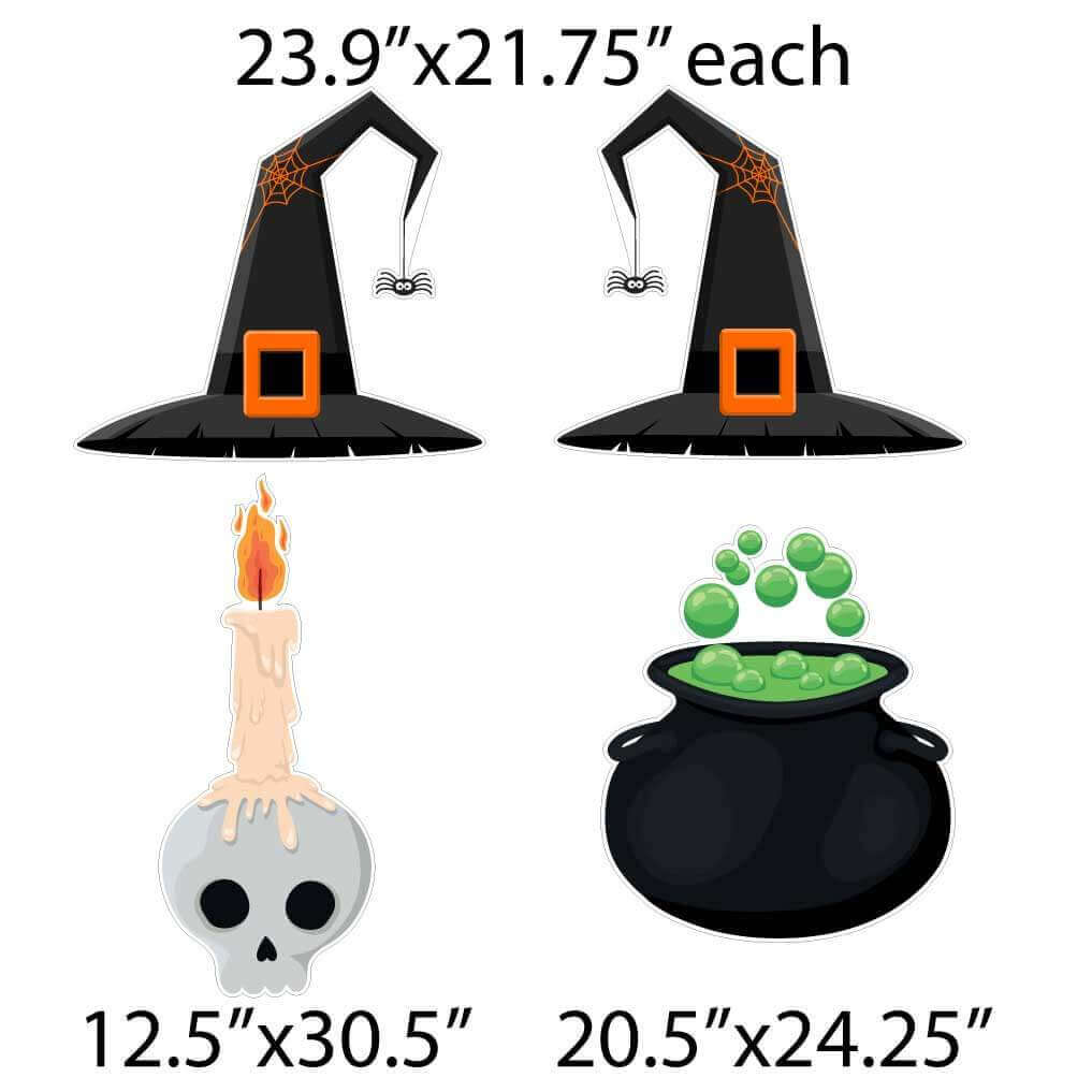 Witch Yard Card Flair and Accessories
