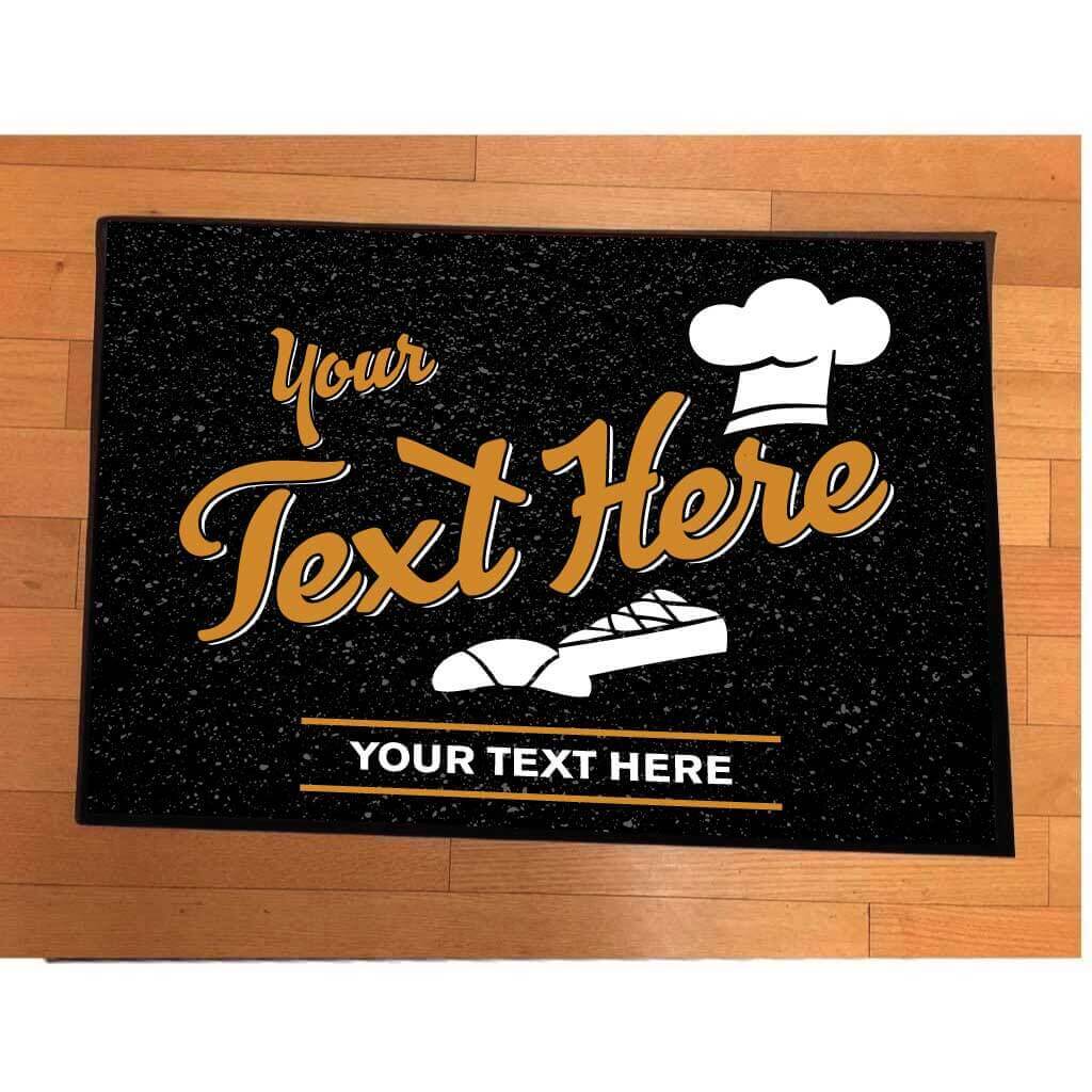 Personalized Bakery Doormat | Cake and Cupcake Design