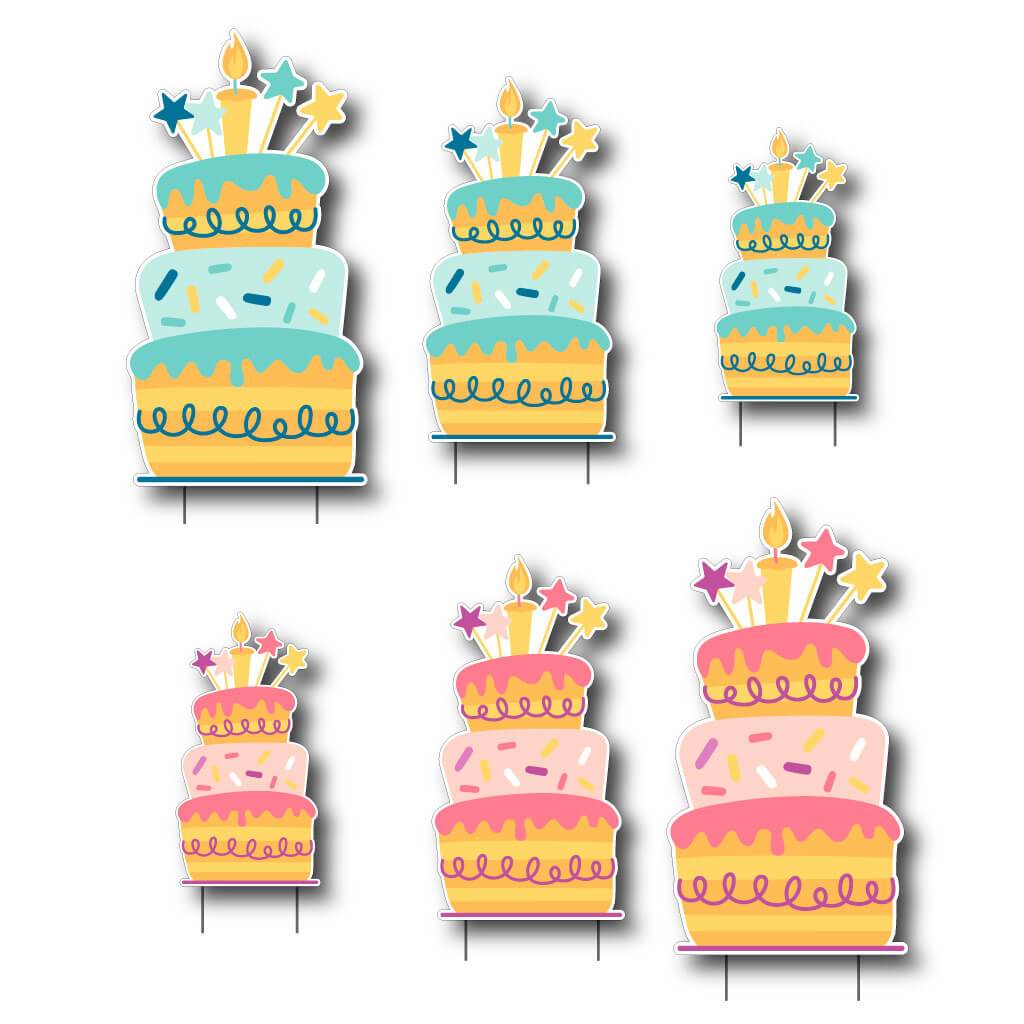 Birthday Themed Yard Greeting Accessories - FREE SHIPPING