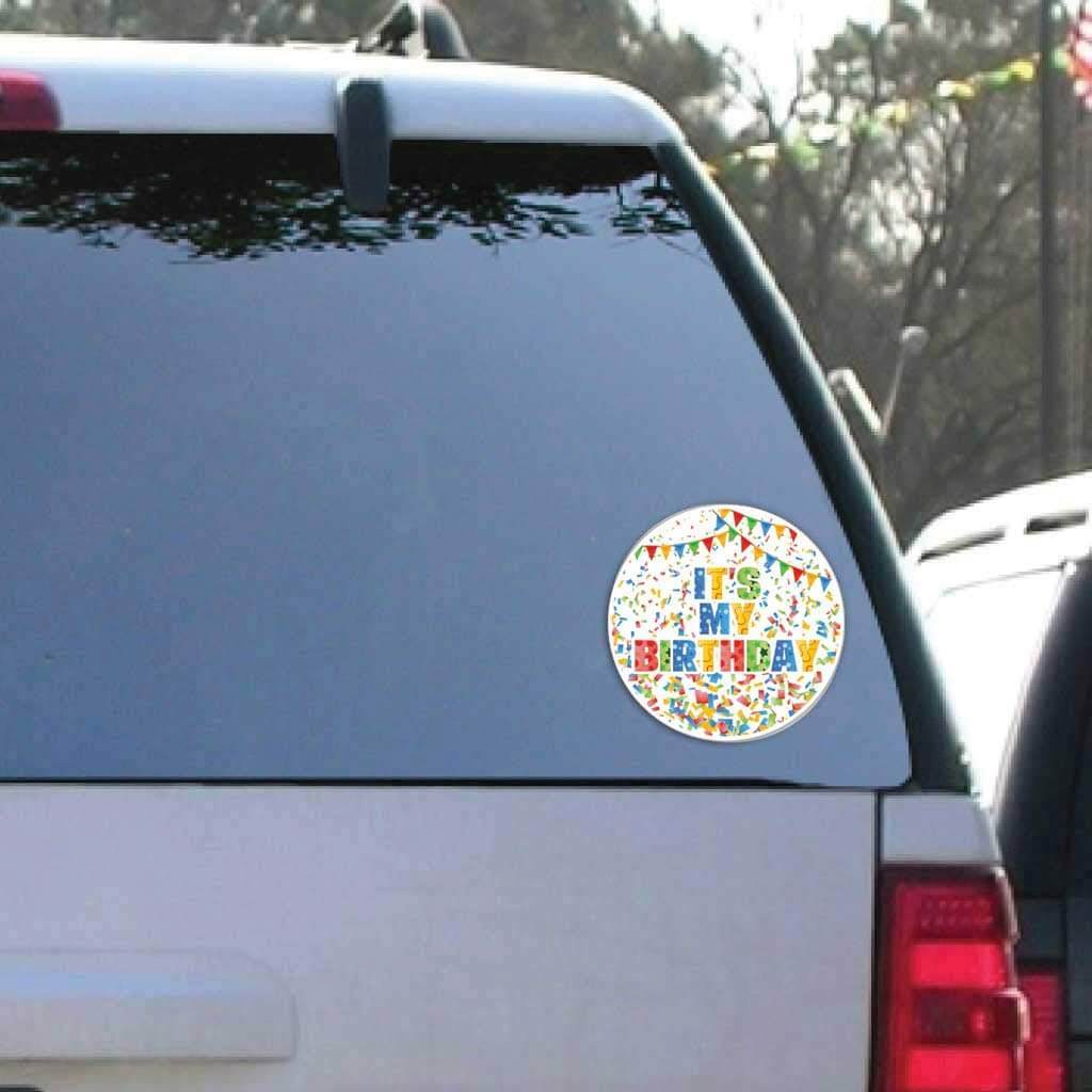 Happy Birthday Gift Pack - Yard Sign, Decal & Can Cooler - FREE SHIPPING