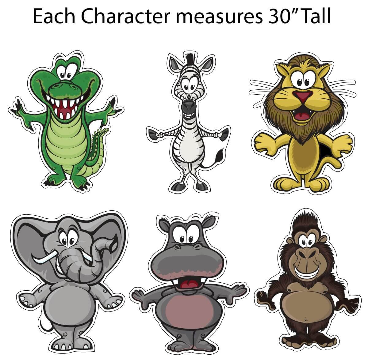 Cartoon Animal Yard Signs