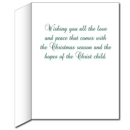 Giant Christmas Card (Goodwill to Felines), W/Envelope - Stock Design