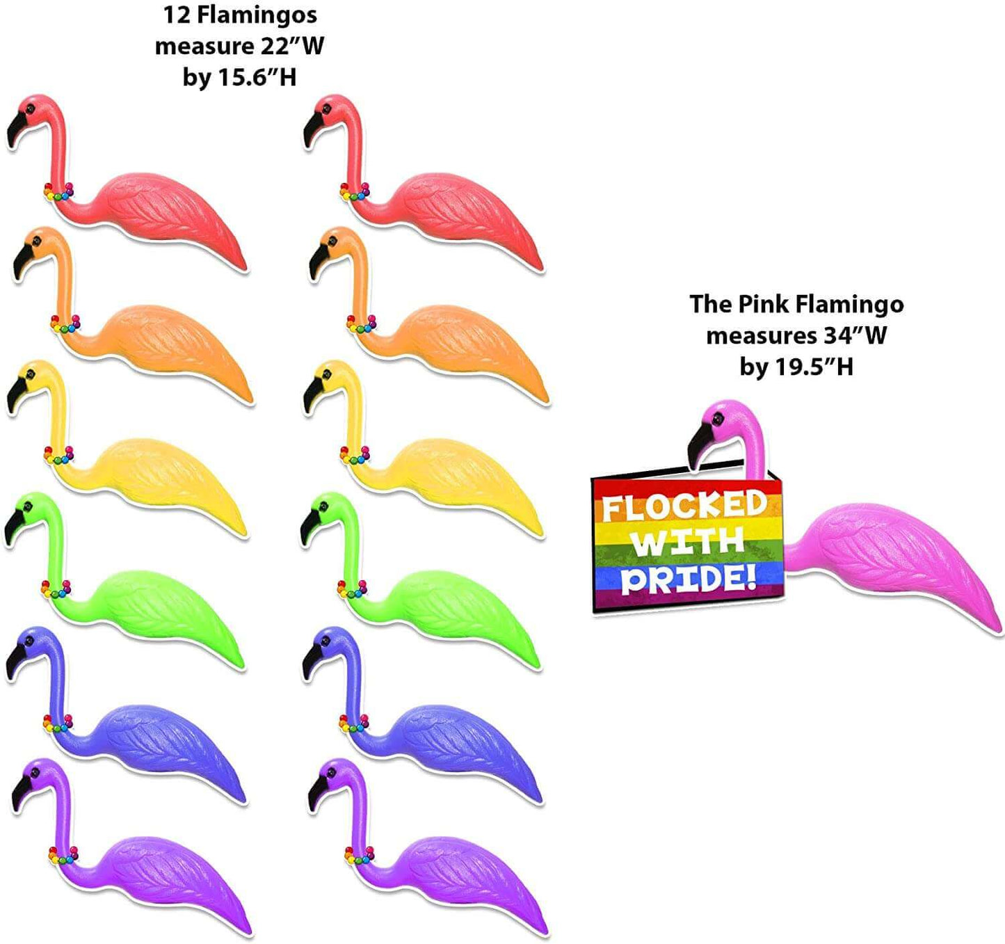 Flocked with Pride Flamingo set