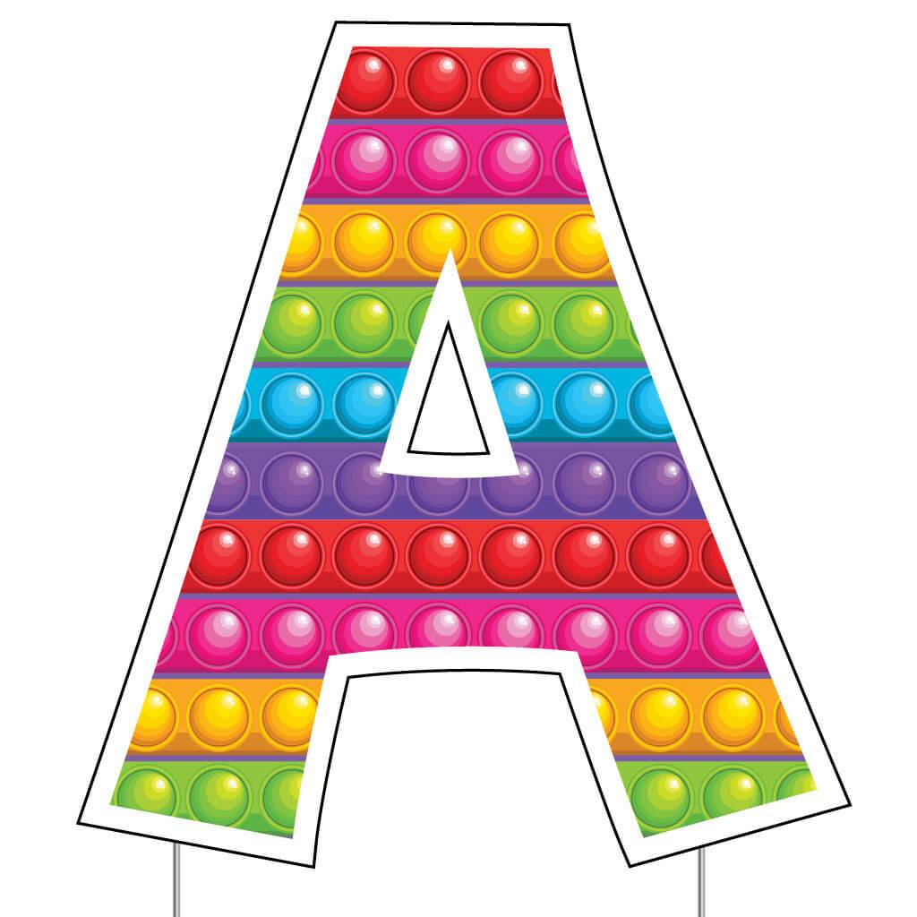 fidget pattern yard card letters