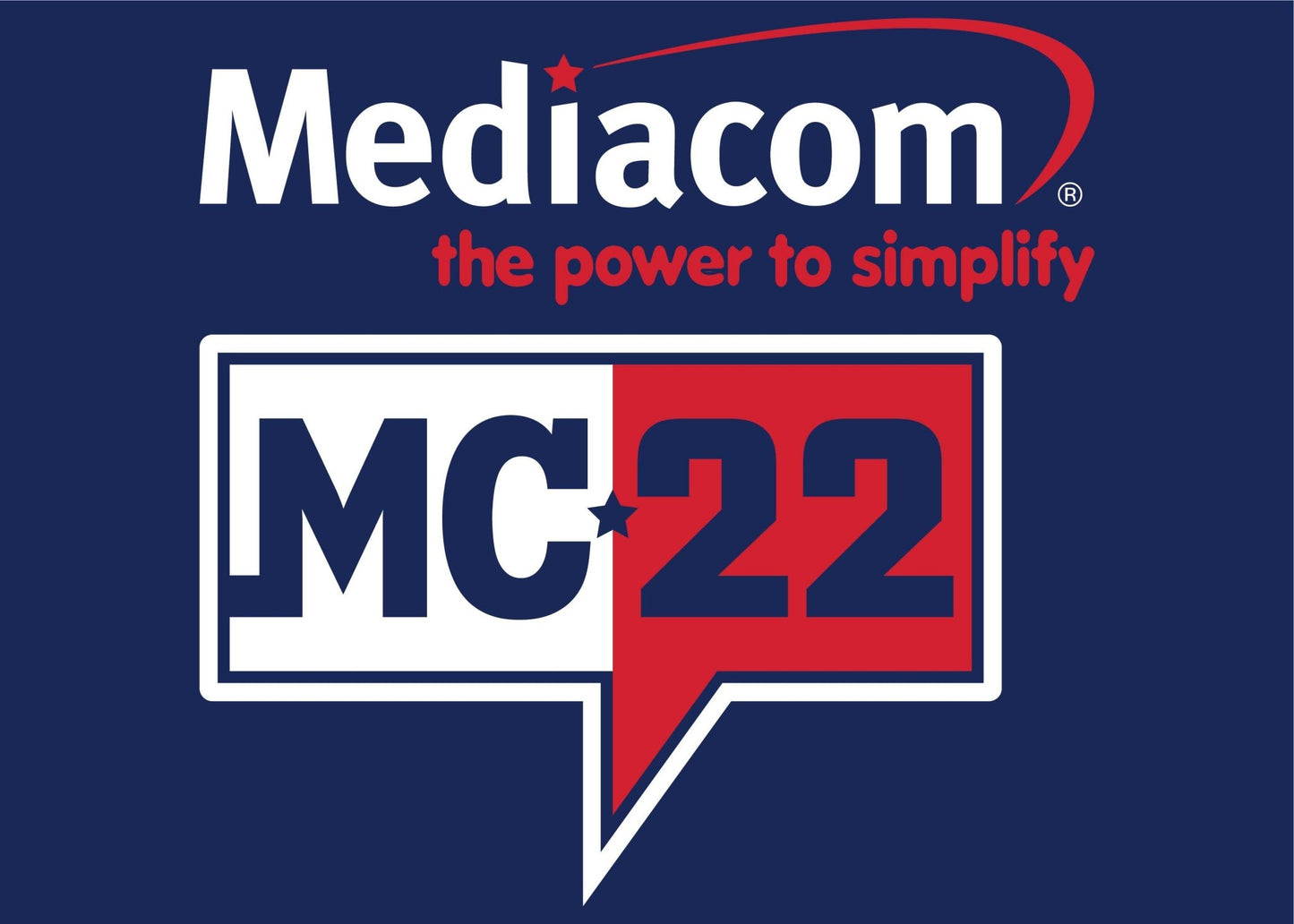 MC22 Navy Short Sleeve Performance 2-Sided T-Shirt