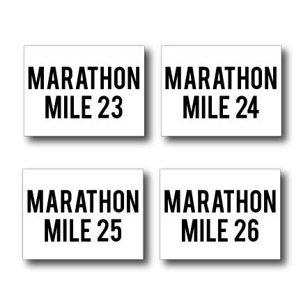 Marathon Race Yard Sign Package