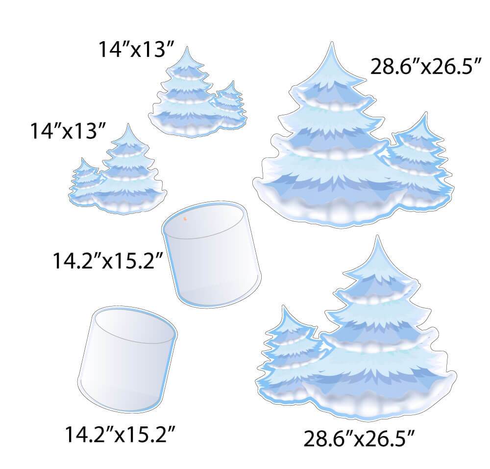 Marshmallow World Song Decorations