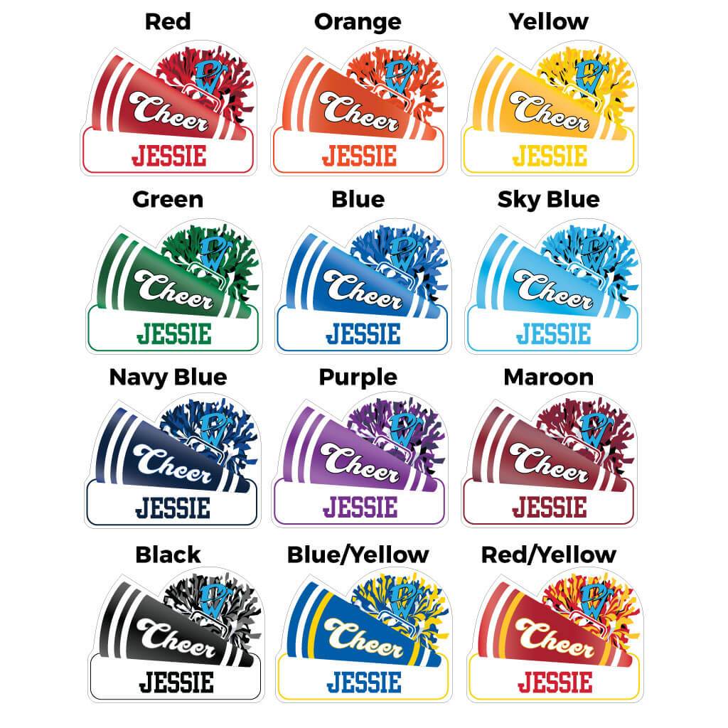cheer team yard signs for school spirit