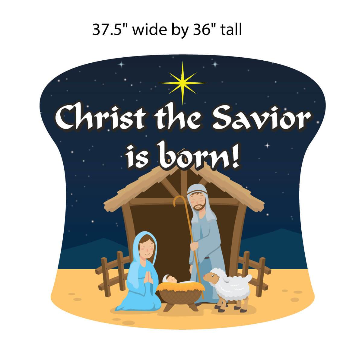 Silent Night Yard Decoration for Christmas yard displays