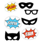 Superhero Birthday Theme Photo Booth Frame and Props - FREE SHIPPING
