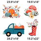 Fall themed yard card accessories