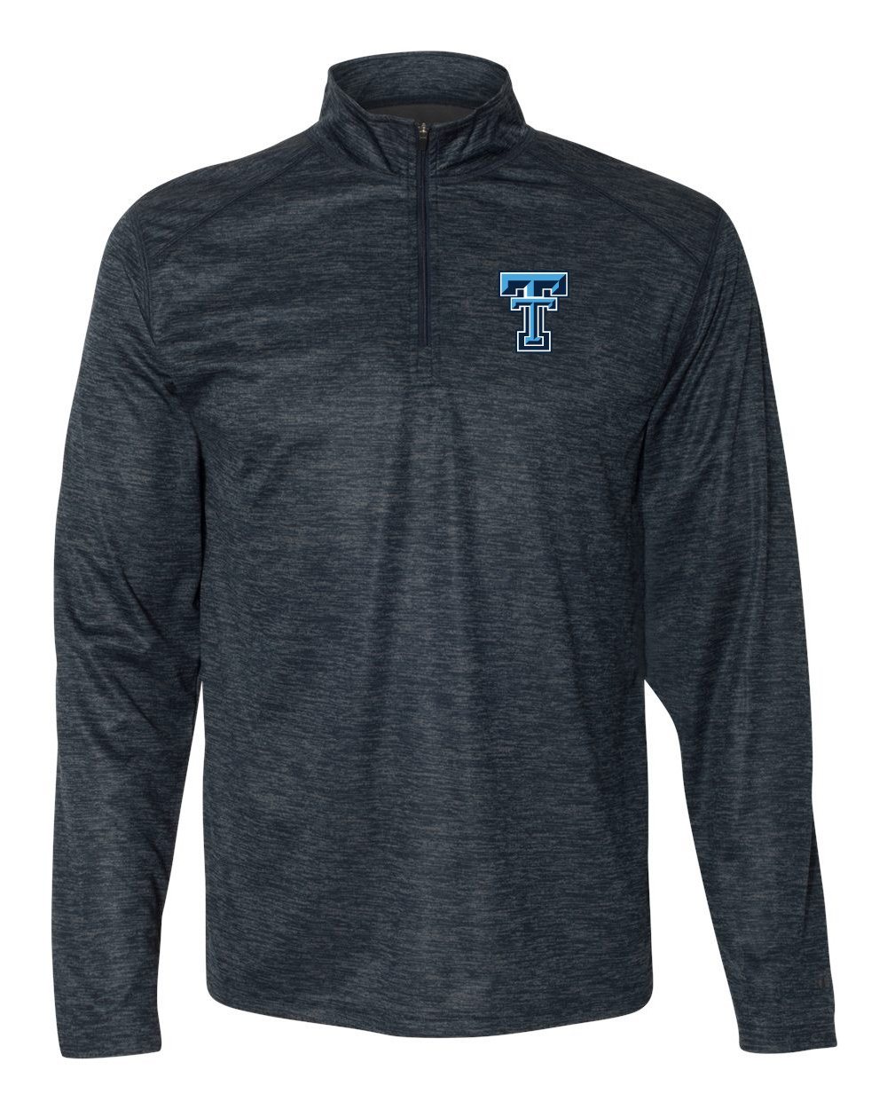 Triopia Trojans Tonal Blend Quarter Zip Pullover