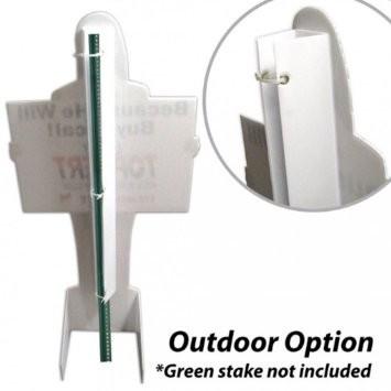 It's A Girl Yard Card - Extra Large (5ft) Stork (back easel) - Birth Announcement Yard Display - FREE SHIPPING