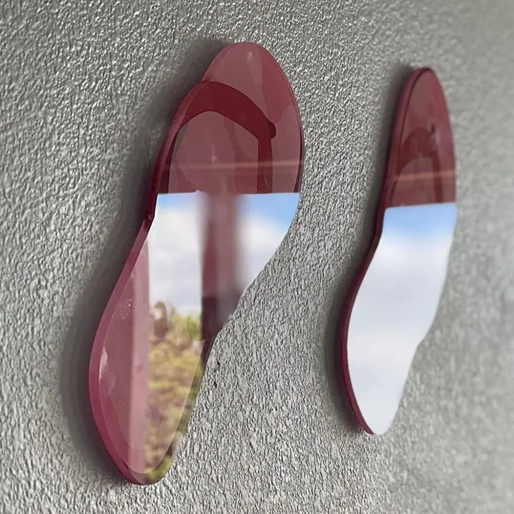 Acrylic Sandal Wall Art - 12 pc