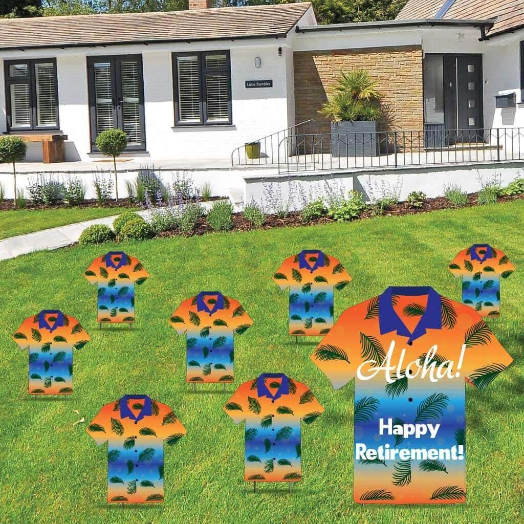 Aloha Retirement Yard Decoration