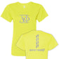Alpha Phi Women's SafetyRunner Reflective V-neck Performance Shirt - FREE SHIPPING