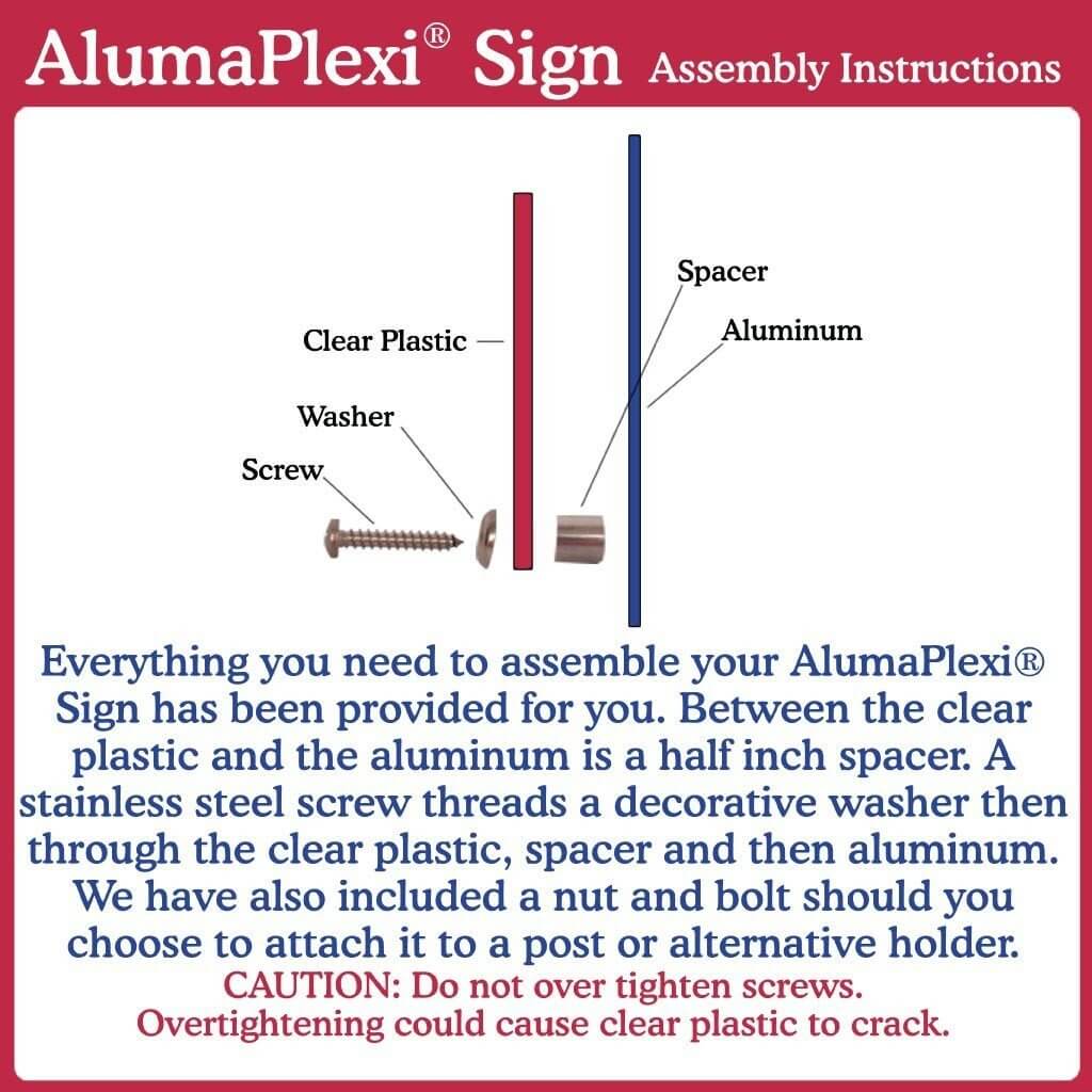 AlumaPlexi® Sign - Double Layer Sign