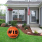 Custom Assumption Knights Number Basketball Round Yard Sign with 2 EZ Stakes