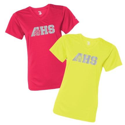AHS Fight Like a Knight Reflective Women's V-neck Performance Shirt