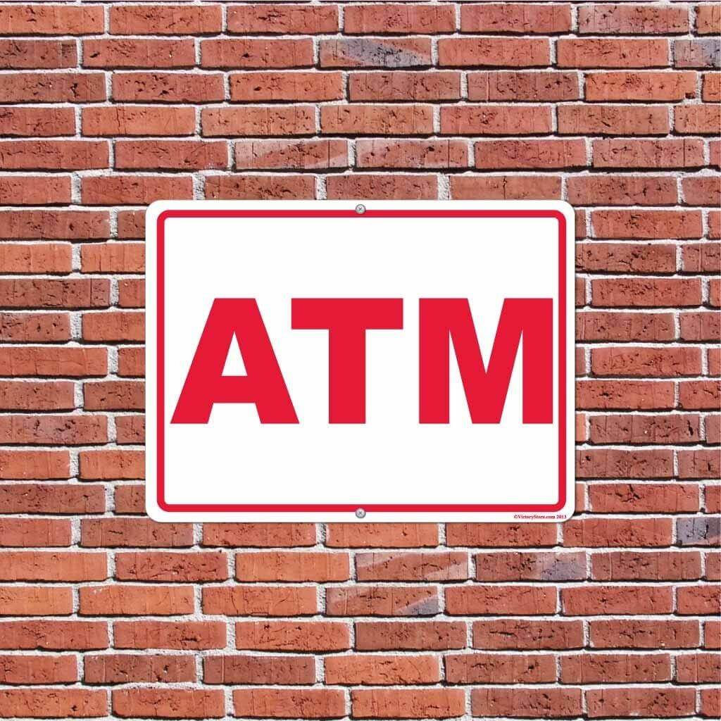 ATM Sign or Sticker