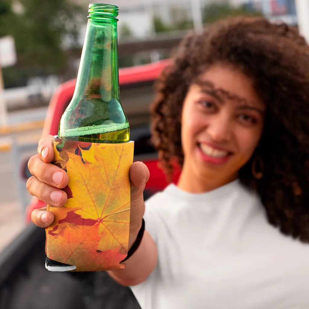 Autumn Leaves Can Coolers