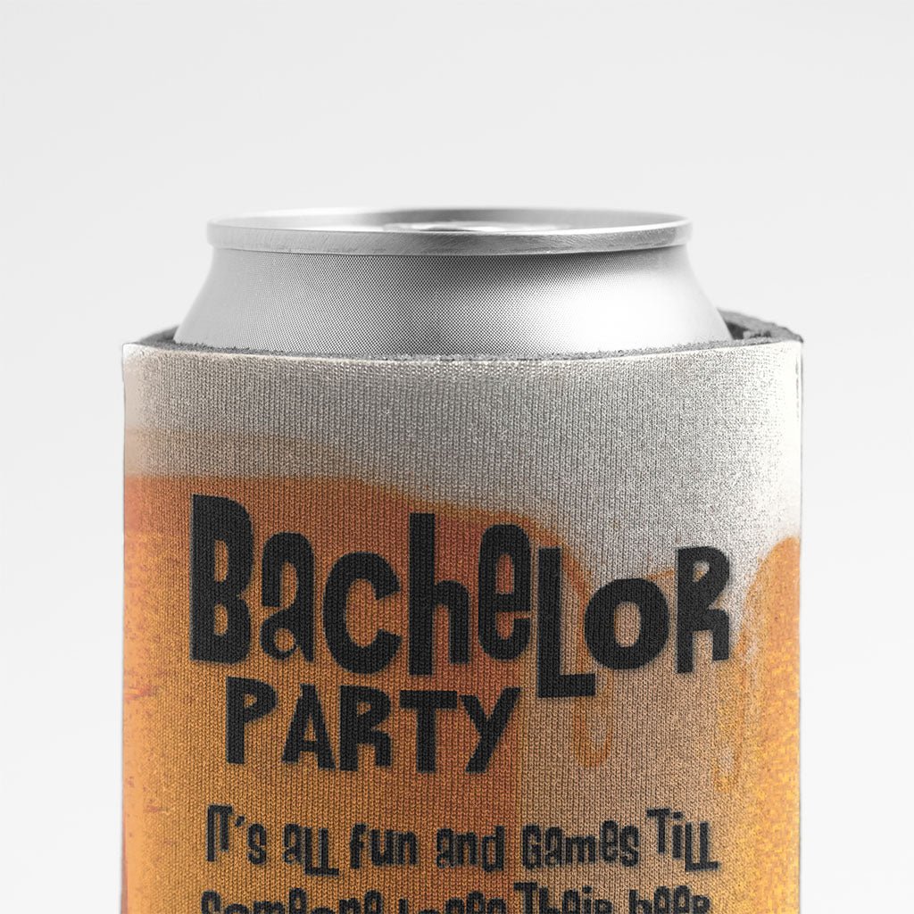 Bachelor Party Funny Customizable Can Coolers