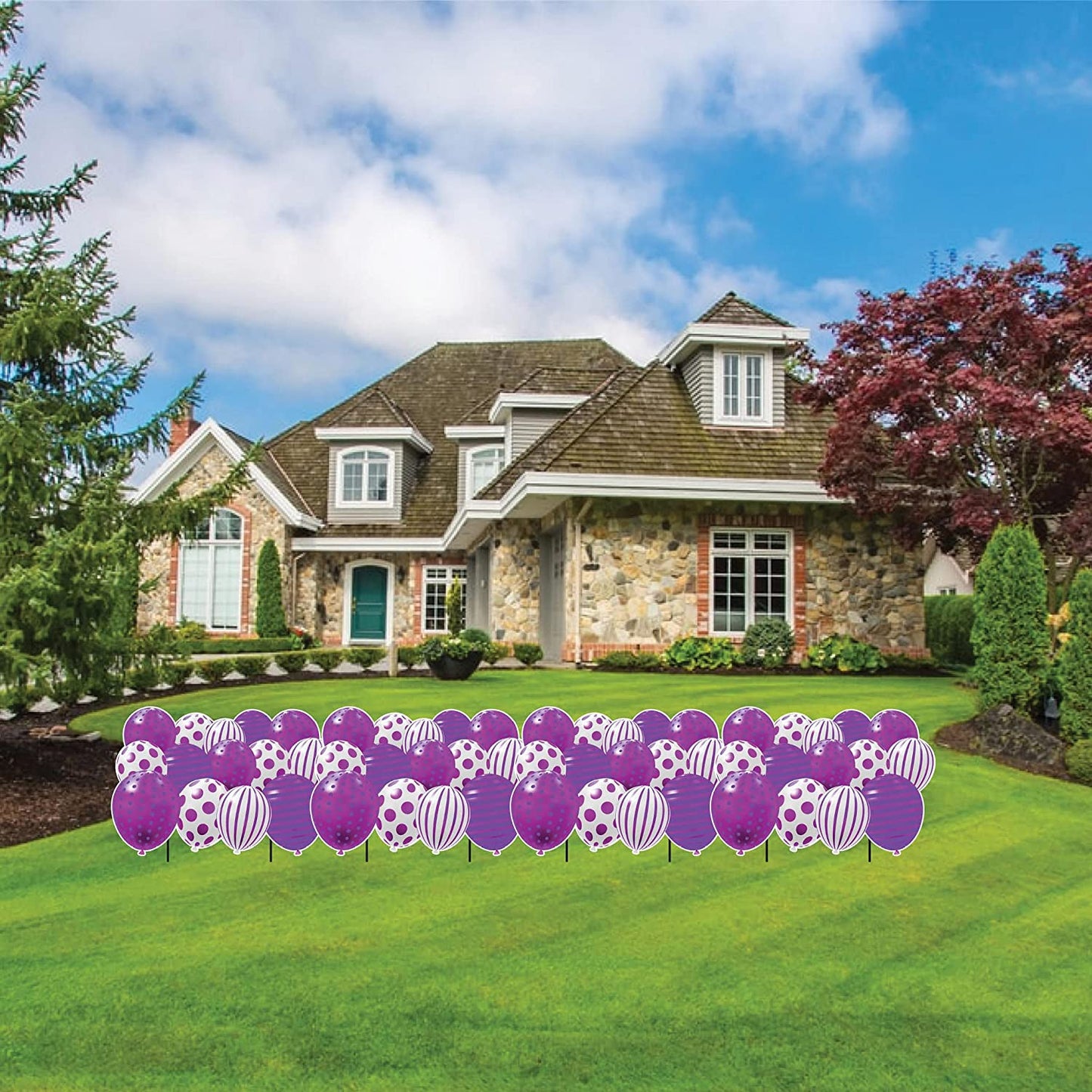 Balloons Yard Card EZ Fillers 4 pc set