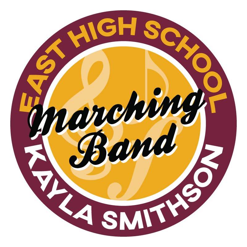 Marching Band, Drumline or Color Guard Round Magnets