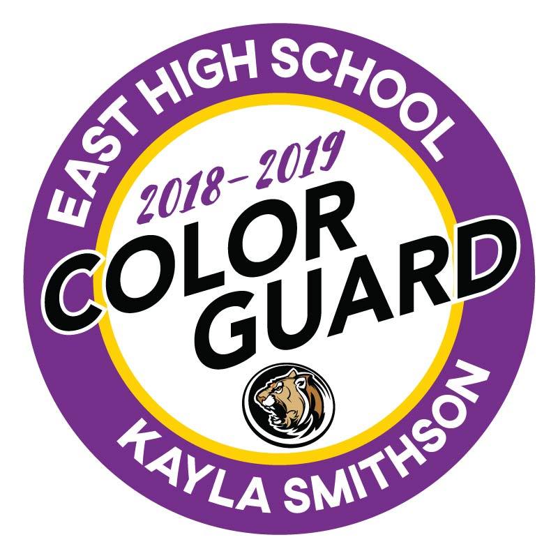 Marching Band, Drumline or Color Guard Round Magnets