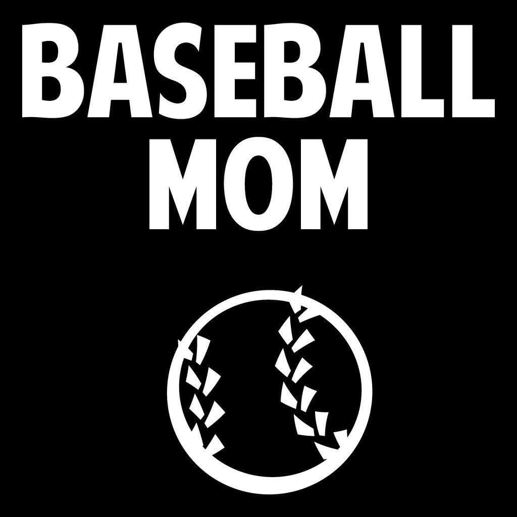 Baseball Mom Black Folding Camping Chair with Carry Bag