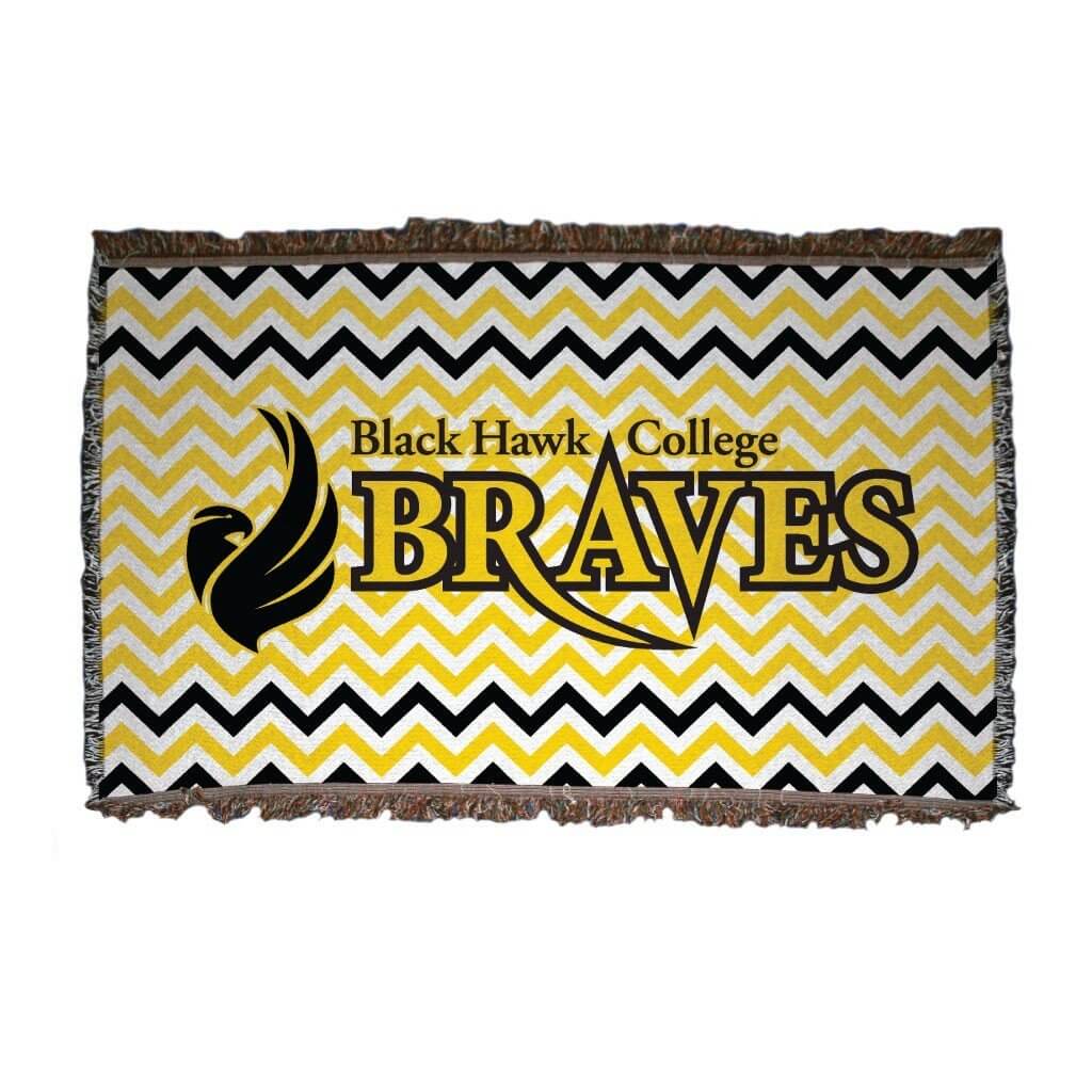 BHS Cheveron Woven Blanket