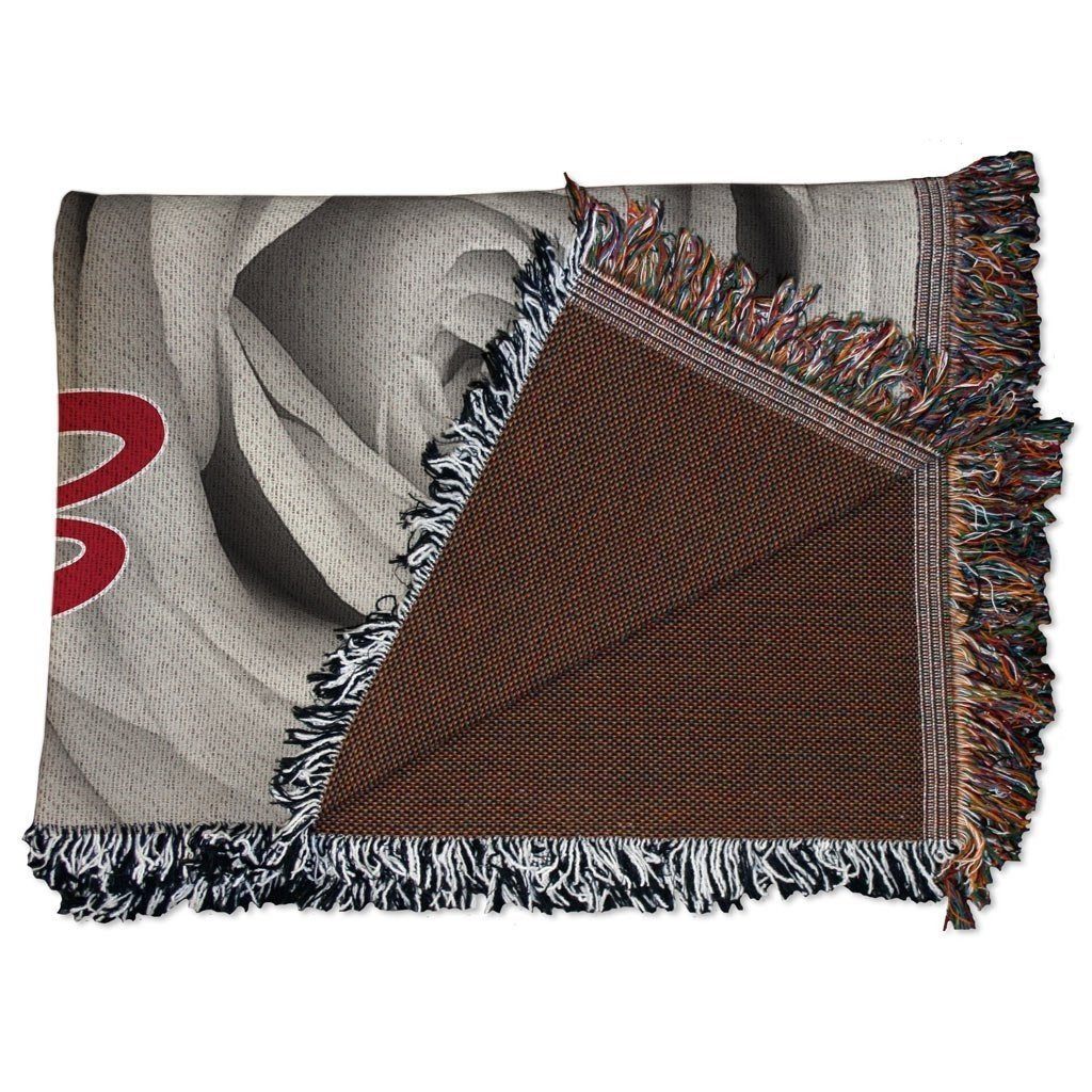 Love Story Wedding - Anniversary Gift - Woven Blanket