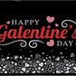 Black Bubble Heart | Galentine's Day