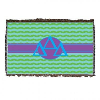 Tri Delta Woven Throw Blanket