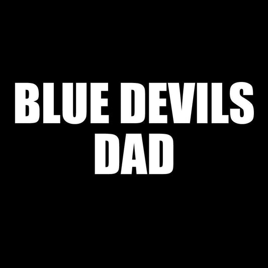 Blue Devils Dad Black Folding Camping Chair