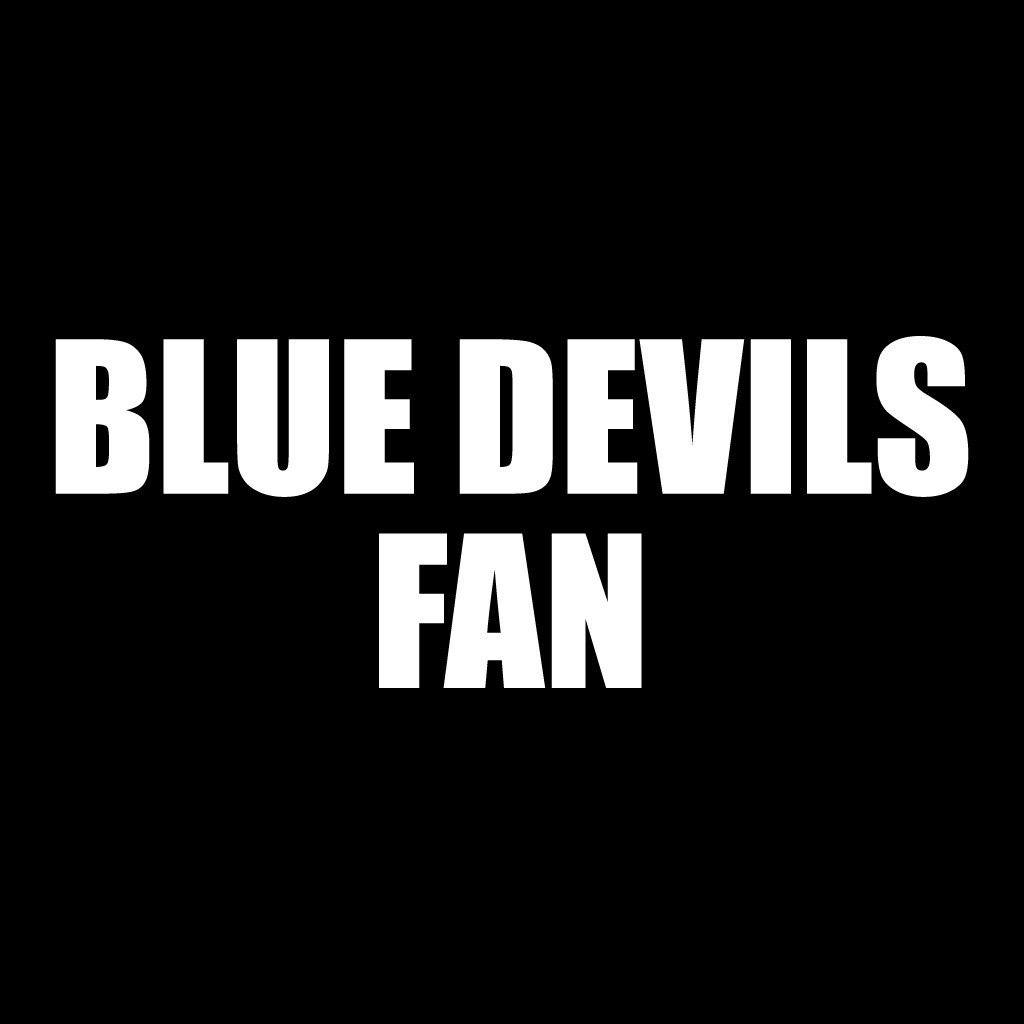 Blue Devils Fan Black Folding Camping Chair with Carry Bag