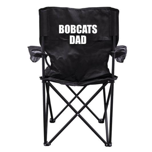 Bobcats Dad Black Folding Camping Chair