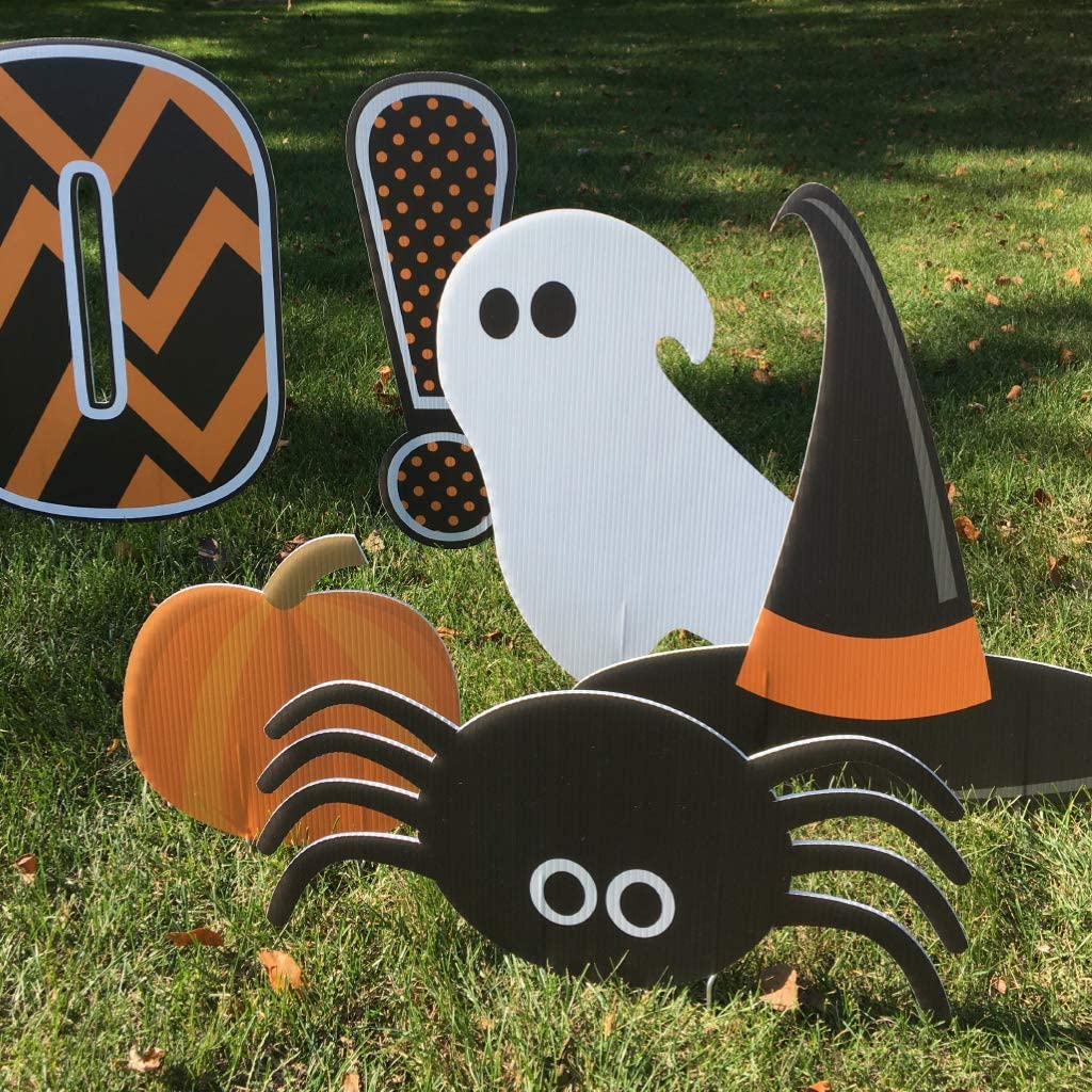 BOO! Halloween Yard Card 12 piece Set