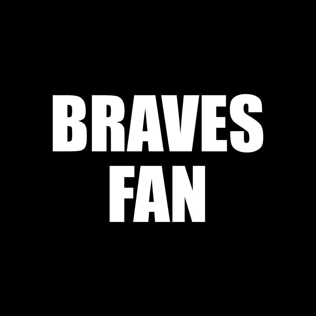 Braves Fan Black Folding Camping Chair with Carry Bag