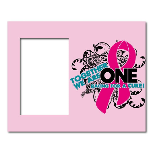 Together we are one racing for a Cure Breast Cancer Decorative Picture