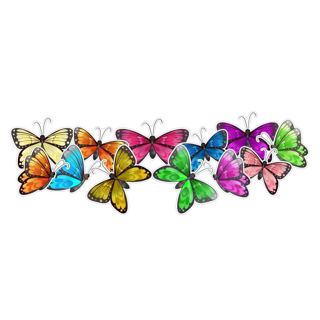 Butterfly Accessory Yard Card Flair 12 pc set (20125)